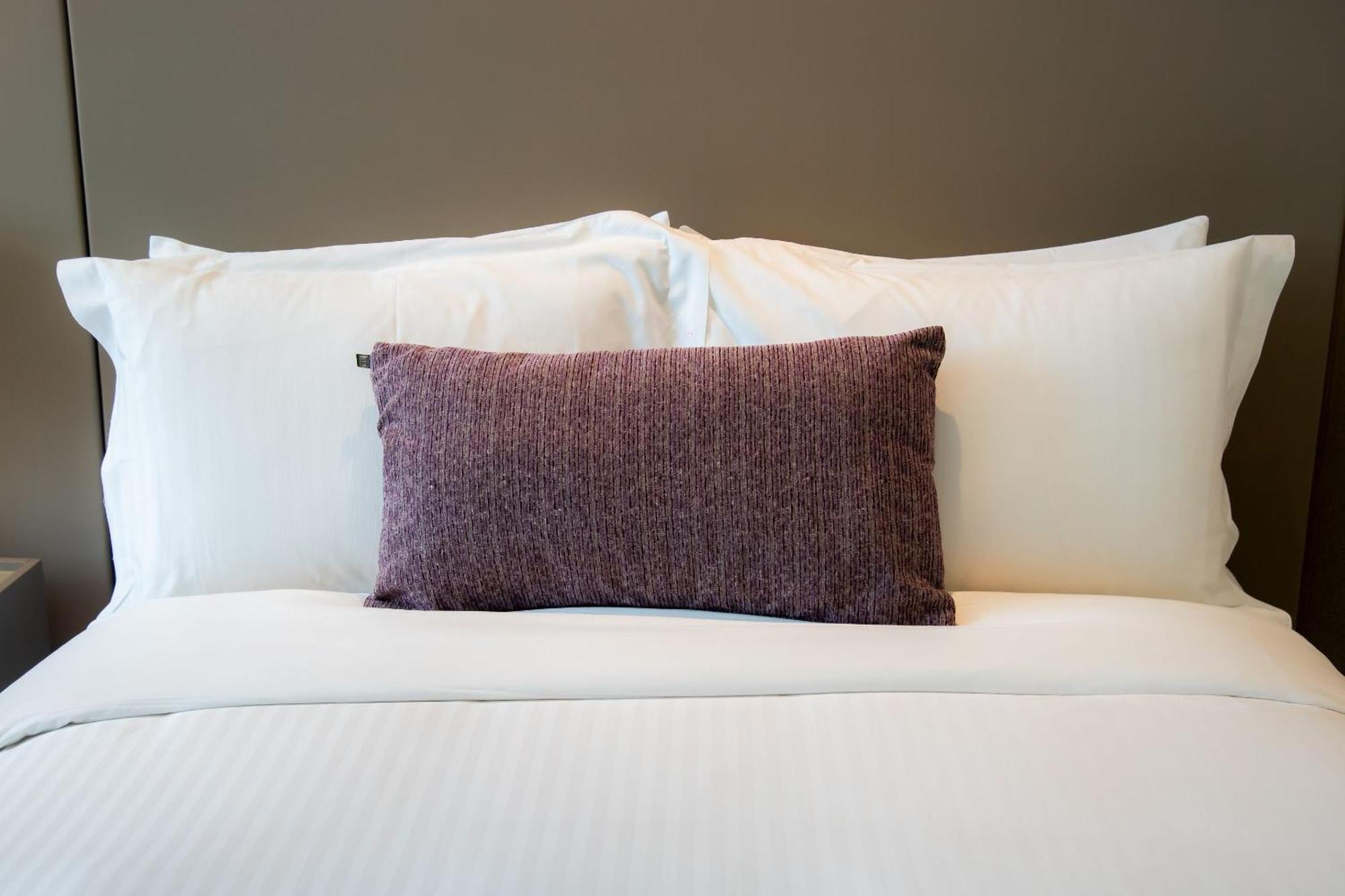 מלון San Pedro Garza Garcia Camino Real Fashion Drive Monterrey מראה חיצוני תמונה A bed with pillows